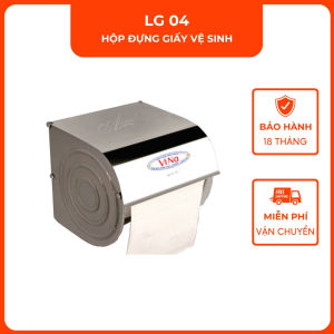 Hộp đựng giấy vệ sinh Inox VINA LG 04