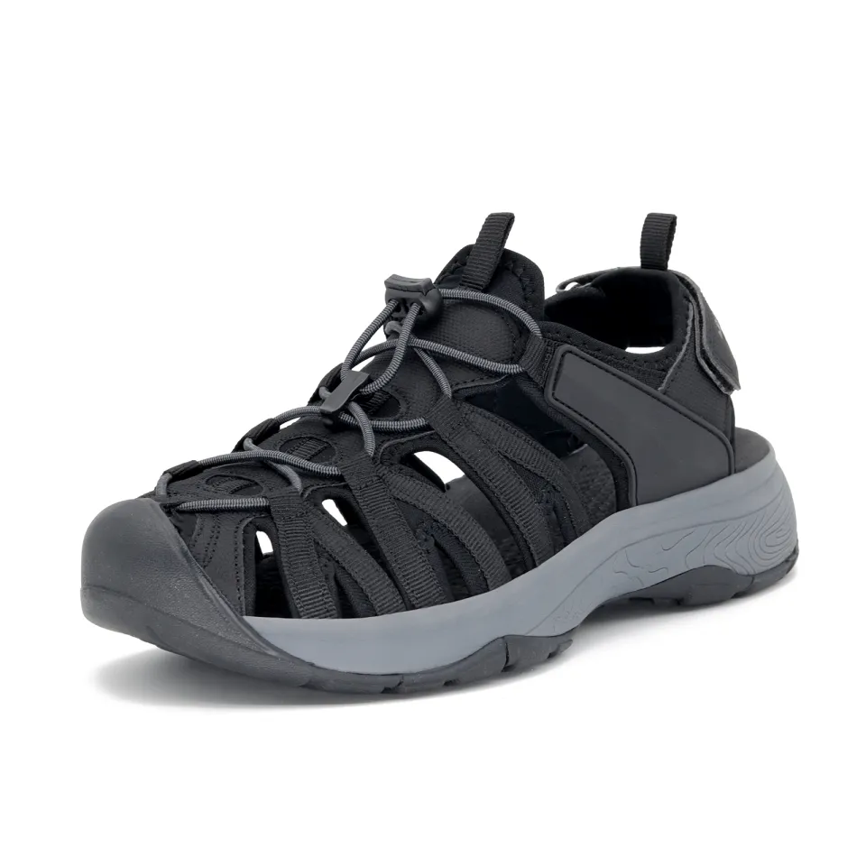 GRITION Womens Hiking Sandals Ladies Sports Sandals Closed Toe Non