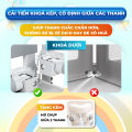 Thanh Chắn Giường Gấp Gọn Thông Minh Pakey, Không Cần Lắp Đặt, Cải Tiến Khóa Kép Cố Định. 