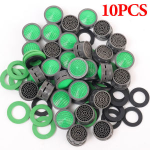 100Pcs Plastic Tap Aerator Filter Cartridge Set Replaceable Filter Thread Bathroom Faucet Bubbler Accessories