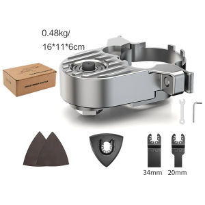 Máy cắt rung - bộ chuyển đổi máy cắt thành máy cắt rung tặng kèm lưỡi cưa và đầu chà nhám