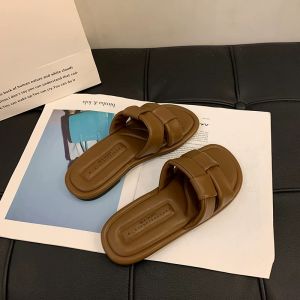 Korean Flat Sandal Two Straps Comfortable Lightweight Sandal For Woman