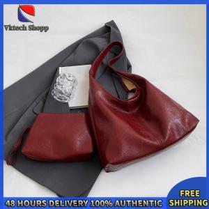 【Clearance sale processing】 Stylish Women 2pcs Crossbody & Shoulder Bag Set Versatile Satchel Hobo Bag with Adjustable Straps