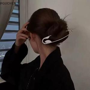 GUCHEN3🦋 Phụ Nữ Mới Mũ Nón Phụ Kiện Tóc Thời Trang Kích Thước Lớn Chân An Toàn Tóc Dforks Tóc Phụ Kiện Tóc Clip