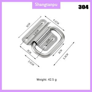 [shangtanpu] Cabinet Flight Case Solid Furniture Hardware Folding Handle For Tool Box Stainless Steel Drawer Wardrobe Easy Install