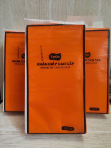 1 thùng 9 gói giấy rút khô TOPGIA mỗi thùng 9 gói  mỗi gói 1000 tờ-4 lớp-250 rút  khổ giấy 140*175 mềm mịn