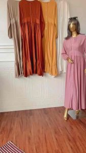 DRESS WANITA BAHAN RAYON TWILL LUXURY