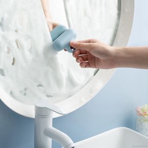 Comfortable to Grip Mirror Cleaner Wall Suction Glass T-shape Cleaner Portable for Household