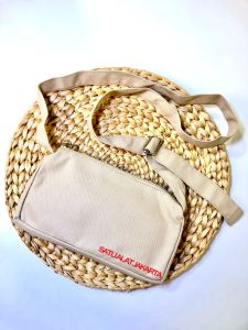 SATU ALAT Tas Selempang LONJIE 100% Canvas Premium Tebal Tas Kanvas