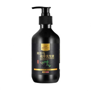 [In Stock]White hair turns black hair shampoo 300ml Polygonum multiflorum shampoo Hair growth shampoo hair care