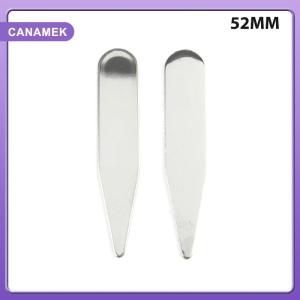 【CANAMEK】 2Pcs Stainless Steel Collar Stays Bones For Dress Shirt Business Party Jewelry