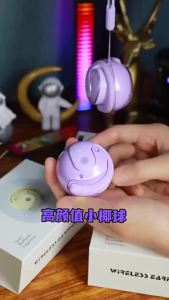 New TWS Small Coconut Ball Ear Hook Bluetooth Earphones Truly Wireless With Ultra Long Battery