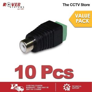 Endura RCA Jack with Terminal Block RCA Connector Pack of 10pcs.