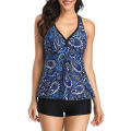 jxSiyao Women Tankini Swimsuit Tummy Control Top with Shorts Two Piece Bathing Suit3/8. 