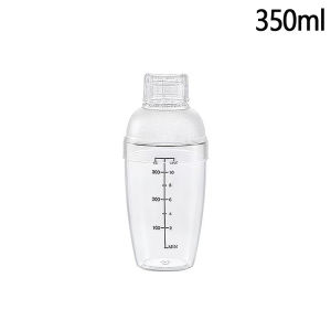 Ginca Plastic Cocktail Shaker Hand Shaker Cup with Scales 350ml 530ml 700ml 1000ml Milk Tea Wine Drink Shaker Mixer Bar Tool