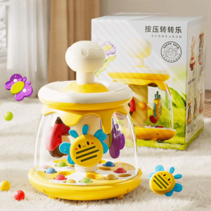ADDO Early Learning Baby Educational Toys Gift Hand Coordination Kids Pressing Rotating Toy High Quality Interactive Sensory Spinning Toys 6+ Months