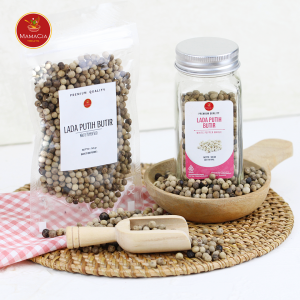Mamacia Treats Lada Putih Butir / White Pepper Seed Bumbu Masak Dapur Premium 60 gr