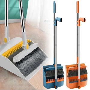SuperSale - Household Cleaning Tools Foldable Broom and Dust Pan Set(ColorMayVary)