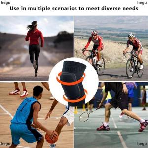[COD] hegu Thể thao nén Miếng đệm đầu gối đàn hồi đầu gối bảo vệ dày miếng bọt biển đầu gối Brace hỗ trợ cho khiêu vũ Workout đào tạo Yoga
