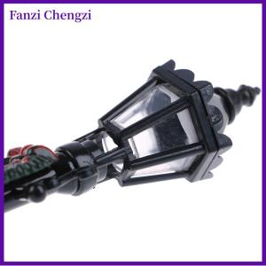 Fanzi Búp Bê Búp bê đèn đường công viên giáng sinh thu nhỏ 1 12 Nhà búp bê đồ chơi trang trí đèn đường