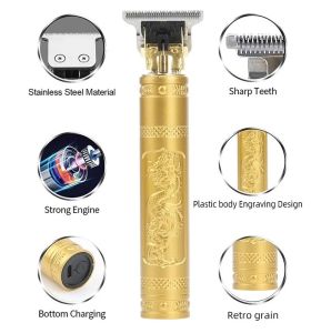 Alat Cukur Rambut Kumis Dan Jenggot Naga Type Cas USB Portable - ShennyStore