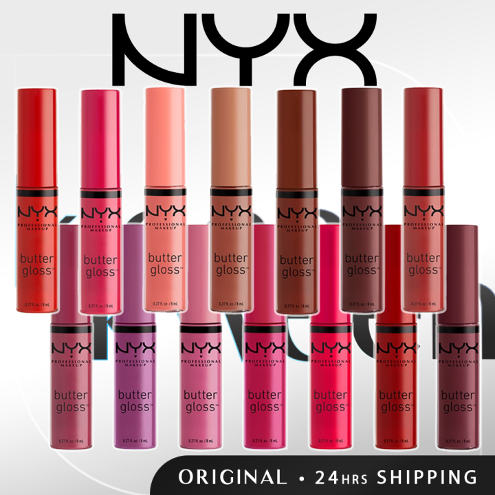 NYX PROFESSIONAL MAKEUP Butter Gloss, Non-Sticky Lip Gloss - Ginger Snap  (Chocolate Brown)