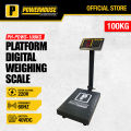 POWERHOUSE Heavy Duty Platform Digital Weighing Scale 100kg / 20g | 300kg / 50g [SOLD PER SET] With Power Cord LED Wireless Digital Screen Rechargeable Weighing Scale PH-PDWS-100KG | PH-PDWS-300KG | 100% ORIGINAL / AUTHENTIC PHPT. 