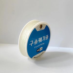 Benang Elastis Korea Benang Perhiasan Benang Kristal Transparan Benang Elastis Kristal DIY Benang Transparan Benang Manik Benang Gelang Tahan Aus Kecerahan Tinggi Benang Buatan Tangan Manik-Manik Kristal