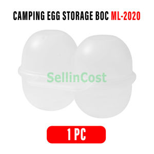 SellinCost Egg Scrambler Spinner 2 Grids Egg Storage Compartment Camping Outdoor Egg Storage Boxes Container Rolling Storage Tray Rack Dispenser (Dapur Kitchen) Organizer Storage Bekas Telur ML-2020 ML-7686 ML-1214