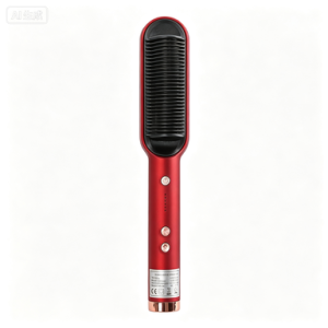 Negative ion straightening comb for both straightening and curling. Does not damage hair clips curling irons or rollers. Portable for home use. Constant temperature for hair care Creates a fluffy high-crowned inward-pressed curl