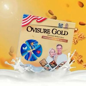 1 Box Ovisure Gold Asli Original Milk Susu Vitamin Tulang Dan Sendi Nyeri Otot Keram Dan Kebas Original USA