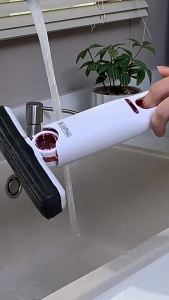 NewHandheld Foldable Hand-Washing-Free Mop Household Cleaning Sponge Kitchen Desktop Handheld Foldable Water-Absorbing Mop Foldable Storage Kitchen Bathroom Home Car Mounted