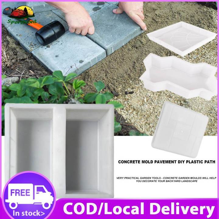 [Local Delivery] Sector Concrete DIY Pavement Mold Plastic Home Garden