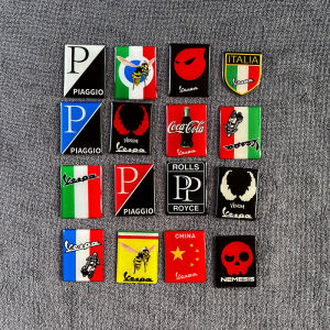 Hình dán nam châm xe máy 3D cho vespa GTS gtv LXV LX 125 /150/300 3.5x4.5cm