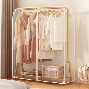 SEJUE4373 Hanging Floor  Clothes Hanger Dust Cover Waterproof Large Clothing Protector Organizer Durable Moisture-proof Hanging Clothes Bag Household