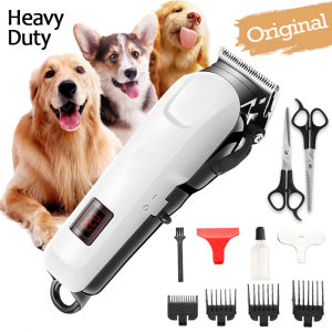 Samsung Pet Grooming Clipper For Cats Dogs - USB Rechargeable Low Noise 4 Guide Combs Complete Grooming Kit - Includes Charging Cable Cleaning Brush Scissors Lubricating Oil 3mm 6mm 9mm 12mm Combs