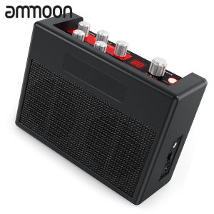 [ammoon]【Ready】POCKAMP Guitar Amplifier Amp 5 Watt Built-in Multi-effects 80 Drum Rhythms Support Tuner Tap Tempo Functions US plug