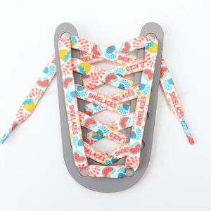 Tali Sepatu Motif Shoelaces Warna Warni Panjang 120cm 140cm