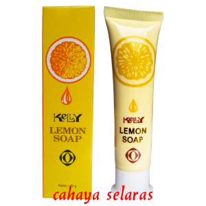 KELLY LEMON SOAP | SABUN MUKA UNTUK KULIT WAJAH BERMINYAK