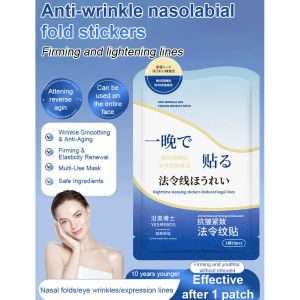 🔥Beli1 Percuma1✨[Instant Younger/Reduces Fine Lines]Anti-Wrinkle Firming Nasolabial Patch抗皱紧致深层补水贴 Lazy Increase Skin Elasticity Sleeping Line Patch/Reduces Dark Circles Sunscreen Skin Aging Masks/Meningkatkan Keanjalan Kulit/Rejuvenates Skin