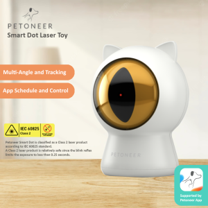 [Official Petoneer SG] Smart Dot Interactive Toy With Multi-Angel Multi-Track and Time Schedule For Cats And Dogs