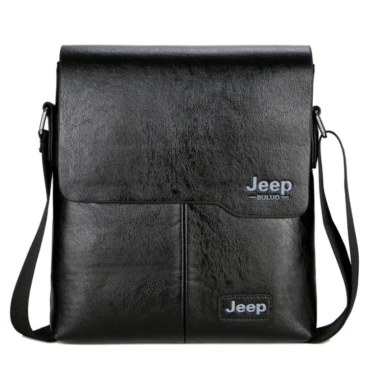 Jeep Men Fashion Business Leather Bag Casual Messenger Beg Phone Sling Bags 416 Lazada PH