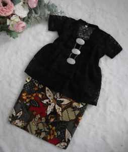 Kebaya Peplum Kids Newborn - 4Y Kebaya Peplum Budak Baju Raya Budak 2025 Pelbagai Warna