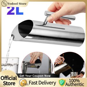 Heavy-Duty Stainless Steel 0.5L Pitcher for Beer and Water with Sleek Finish and Durable Construction