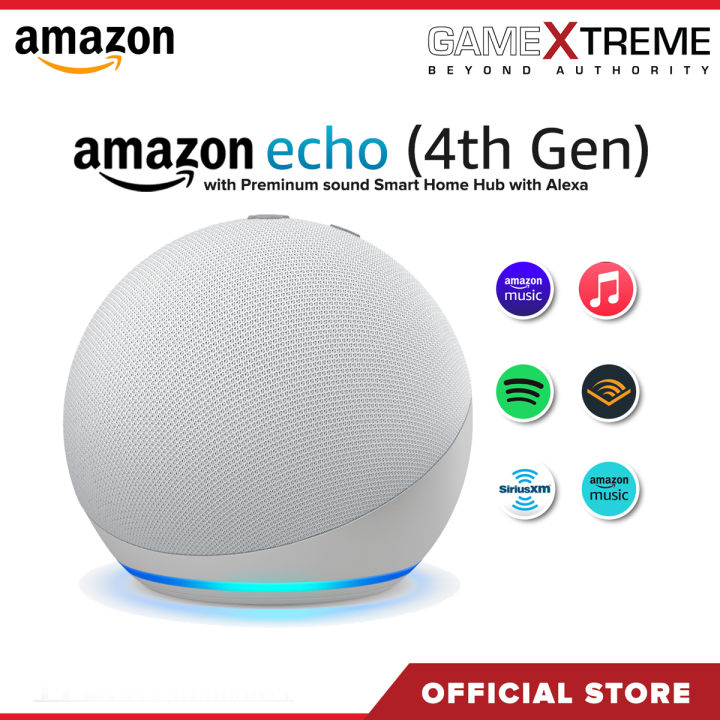 Amazon Echo (4th Gen) with Premium sound Smart Home Hub with Alexa