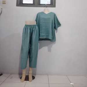 one set setelan syakila super jumbo muat BB 90Kg