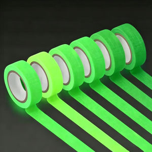 Colorful Glow Tape Self-adhesive Sticker Removable Luminous Tape Fluorescent Glowing Dark Striking Night Warning Luminous Tape
