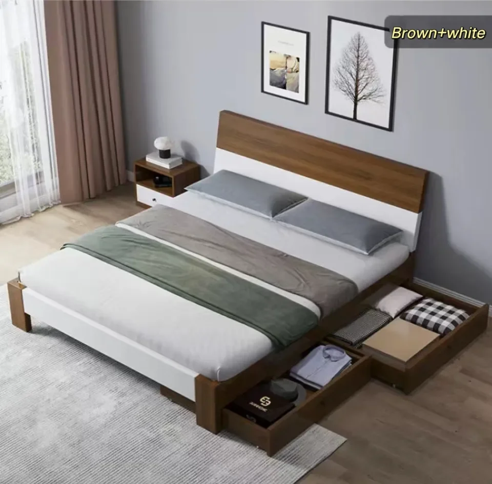 King bed store with pull out