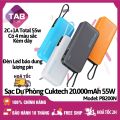 Sạc Dự Phòng Cuktech PB200N 20000mAh 2C1A 55W Chính Hãng - Bảo Hành  18 Tháng. 