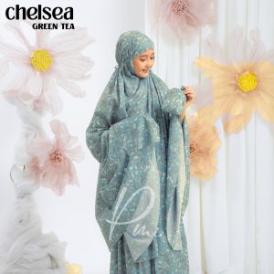 Melika - Mukena Anak Travel Mini Parasut Korea LaserCut 2in1 Anak